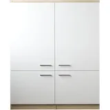 Respekta Besenschrank 120 x 0 x 144,9 cm Weiß