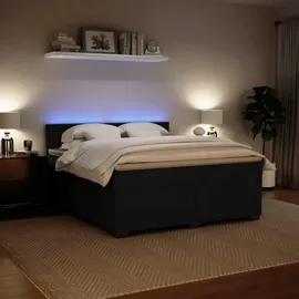 vidaXL Boxspringbett 180 x 200 cm Schwarz