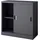 [en.casa] Rieti Aktenschrank 90 x 40 x 90 cm Dunkelgrau