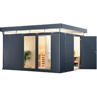 Biohort Saunamodul für Nebengebäude CasaNova Türanschlag links