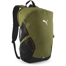 Puma Plus Pro Backpack Olive Green - Rickie Orange