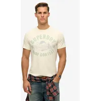 Superdry Lo-fi Outdoor Relaxed Kurzarm-t-shirt - Cream - 2XL