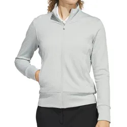 adidas Golf Textured Damen Jacke grüngrau