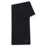 Hugo »Zevon« mit Logo-Aufnäher, unifarben, schwarz