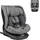 KIKKABOO i-Size Kindersitz i-Hike (40-150 cm) Isofix, 360° drehbar, verstellbar grau/hellgrau - Grau