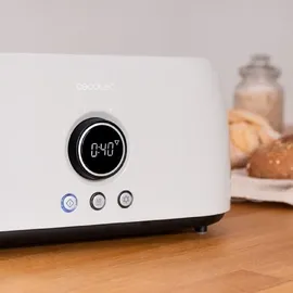 Cecotec Digitaler Toaster ClassicToast 15000 Beige Extra Double 1500 W, Lebensmittel -