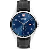 Swiss Military Hanowa Herren Analog Quarz Uhr mit Leder Armband SMWGN0001231