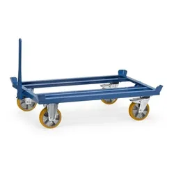 Paletten-Fahrgestell 22601 als Routenzug, Tragkraft 1.000kg - blau