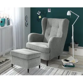 ed exciting design Hocker Oskar 63 x 43 x 42 cm grau