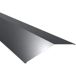 Alu-Firstblech flach 150° | Aluminium 0,7 mm | Beschichtung 25 μm