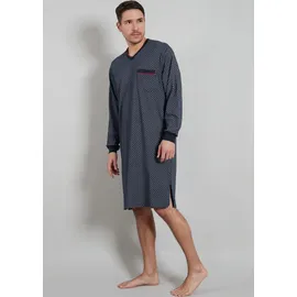 Götzburg Nachthemd Manhattan in blau-dunkel-Allover | Gr.: 52