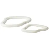 Broste Copenhagen Nordic Untersetzer, weiß, 2er Set