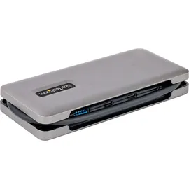 Startech StarTech.com 4-Port USB-C Hub 1x USB-A 3x USB-C Ports USB 3.2 Gen 2 10Gbit/s - Busbetrieben - 10gbps Bus Powered, USB Type C Hub with 9.8" (25cm) Wrap-Around Cable, Portabl... - Grau,