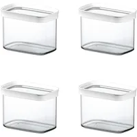 Emsa Frischhaltedose transparent/weiß 1 l 4-teiliges Set
