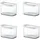 Emsa Frischhaltedose transparent/weiß 1 l 4-teiliges Set