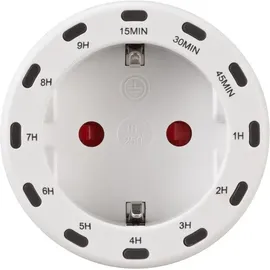 Brennenstuhl Countdown Timer-Steckdose Weiß