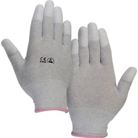 TRU Components EPAHA-RL-L ESD-Handschuh mit Beschichtung an den Fingerspitzen