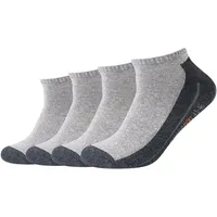 CAMANO Sneakersocken 4er Pack grau 39-42