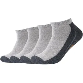 CAMANO Sneakersocken 4er Pack grau 39-42