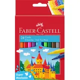 Faber-Castell Filzstifte farbsortiert, 24 St.