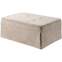 Atlantic Home Collection Multifunktionshocker Finn 100 x 70 x 41 cm Creme