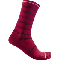 Castelli 4522037-611 UNLIMITED 18 SOCK Socks Men's Dunkelrot/burgunderisch M