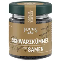 Fuchs Gewürze - Schwarzkümmel Samen ganz | Für Brot und zum Kochen | 43 g