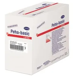 Peha® basic Latex OP-Handschuhe, puderfrei 9425061 , 1 Karton = 4 Packungen = 200 Paar, Größe 8,5