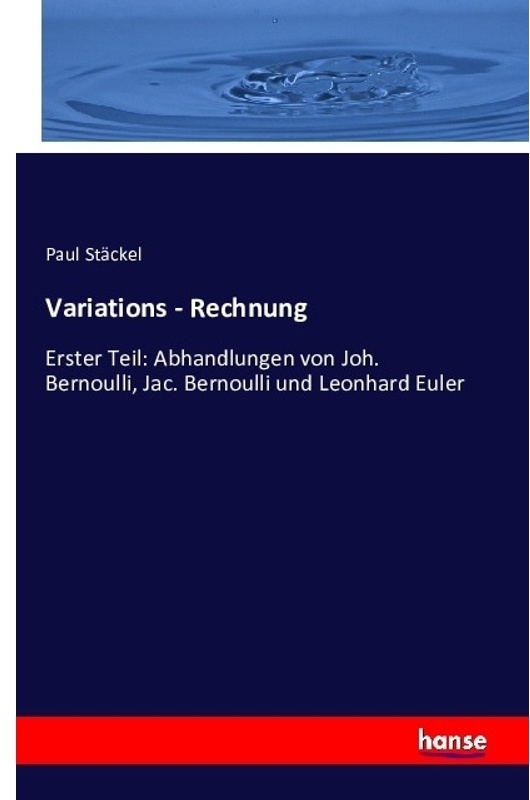 Variations - Rechnung - Paul Stäckel, Kartoniert (TB)