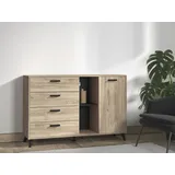 INOSIGN Sideboard Umbria 137,5 x 90,5 x 40 cm Grau
