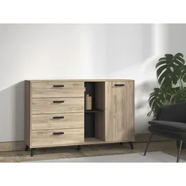 INOSIGN Sideboard Umbria 137,5 x 90,5 x 40 cm Grau