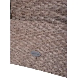 Garden Pleasure Braga Gartenstuhl 68 x 60 x 109 cm weidenbraun/grau 2 St.