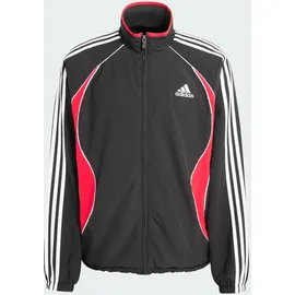 adidas Teamgeist Adicolor Originals jacke - Black / Better Scarlet - XL