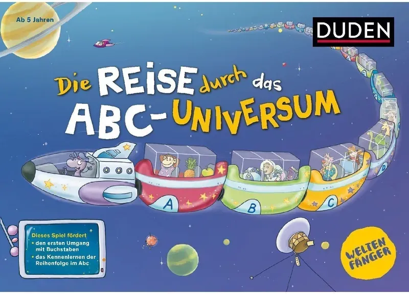 Die Reise durch das ABC-Universum (Kinderspiel)