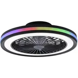 just light. Brandon Deckenventilator 36 cm Schwarz