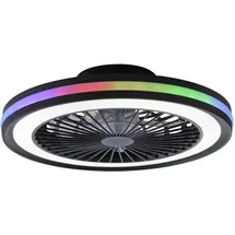just light. Brandon Deckenventilator 36 cm Schwarz