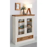 OTTO home Vitrine Selma Highboard 100 x 38 x 120 cm Weiß