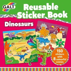 Galt: Buch mit wiederverwendbaren Aufklebern - Dinosaurier