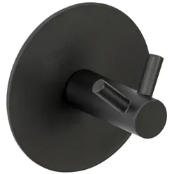 SCHÖNER WOHNEN-Kollektion Wandhaken Meleto Duo Edelstahl Schwarz