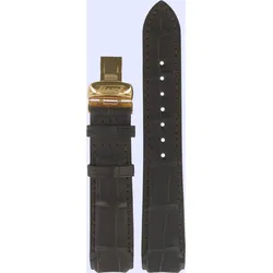 Tissot - Leder T-touch Gold Alligator Lederband Braun T600022971 - alligator,braun