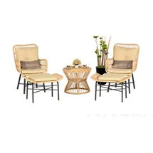 JV Möbel Gartenlounge-Set 5-tlg. Beige