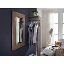 Massivmoebel24 Spiegel Akazie 100 x 70 cm Braun