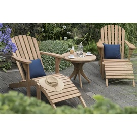 bene living Adirondack Montreal Liegesessel 141 x 73 x 86 cm natur