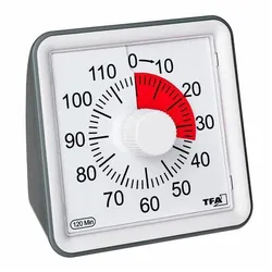 TFA Küchentimer »Visual« silber