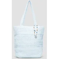 s.Oliver Shopper Tasche Raffia Blue