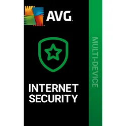 AVG Internet Security | Schutz für 10 Geräte | 1 Jahr Lizenz | Kompatibel mit Windows, Mac, Android & iOS