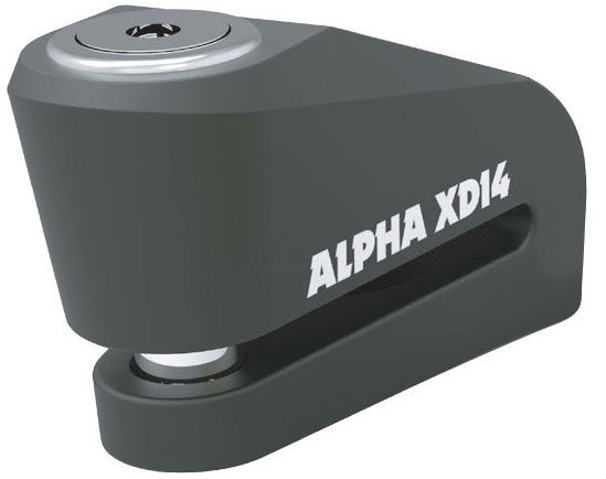 Oxford Alpha XD14 Stainless Schijfvergrendeling (14 mm pin), zwart