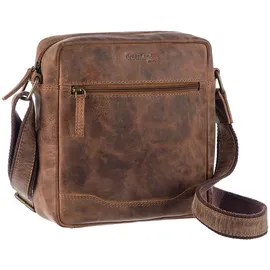 GREENLAND Nature Montenegro Umhängetasche Leder 21 cm Braun