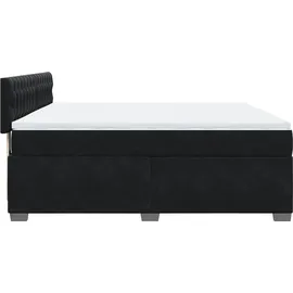 vidaXL Boxspringbett 180 x 200 cm Schwarz