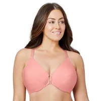 GLAMORISE Glättender WonderWire-Vorderverschluss-BH - Aprikose 85F Damen